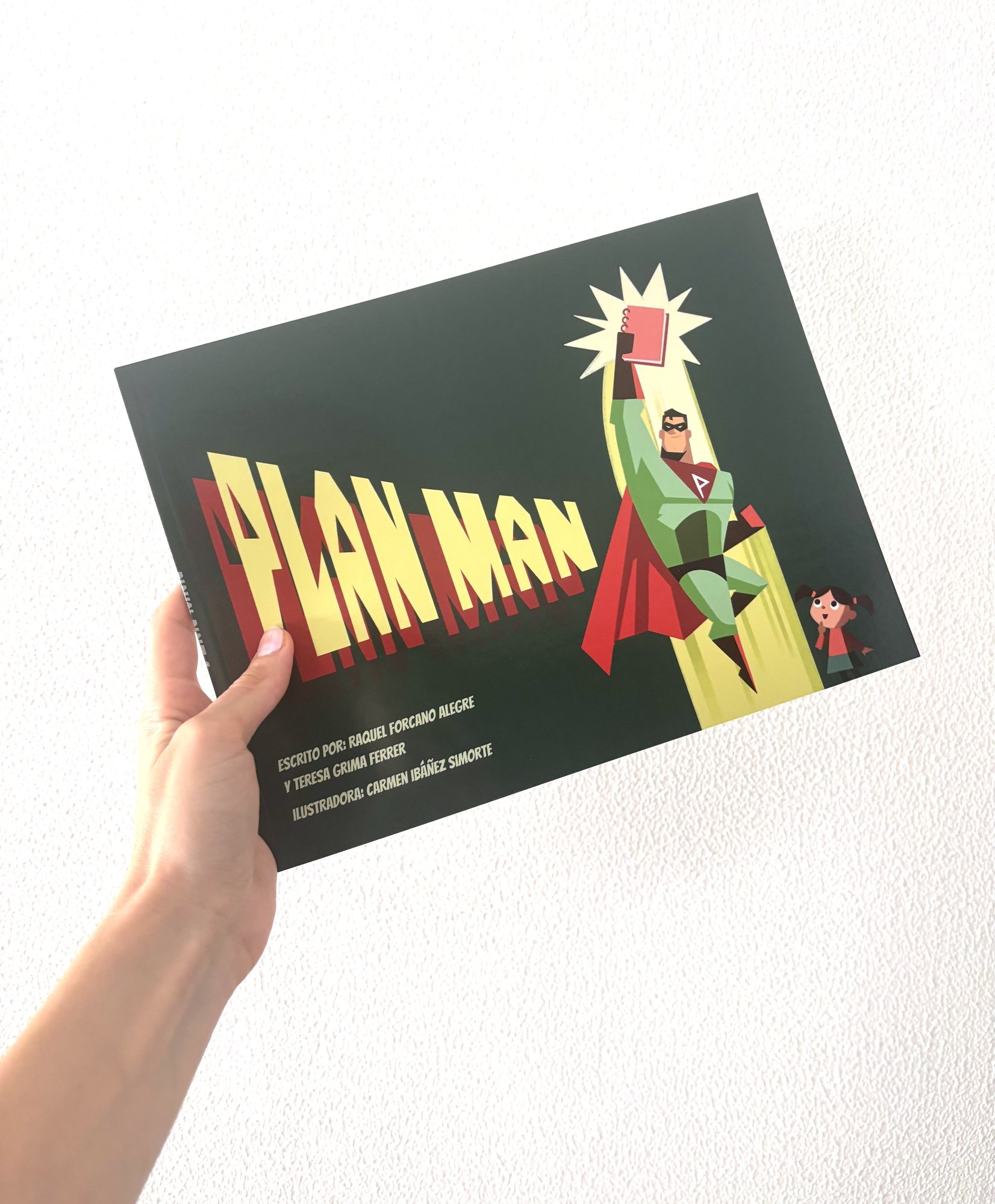 Portada ilustrada del cuento Plan Man